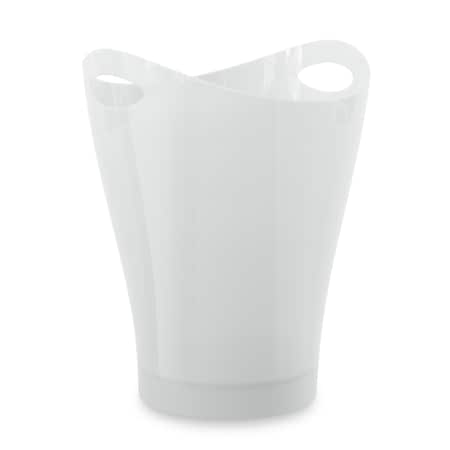 Umbra Umbra Garbino 2.25 gal White Plastic Contemporary Wastebasket 082857-661